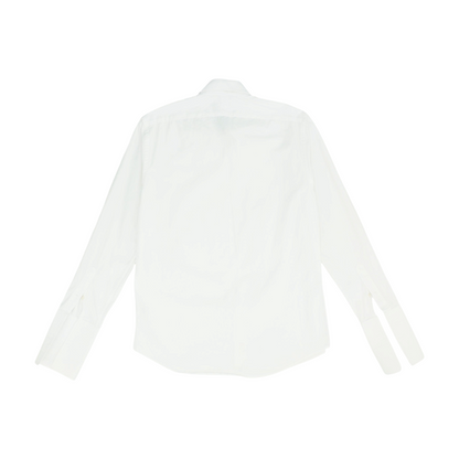 Ivory Solid Long Sleeve Button Down