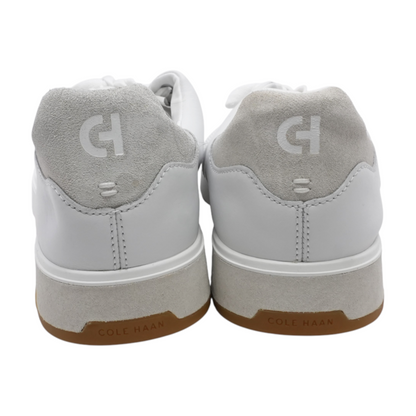 White Lace-Up Casual Shoes