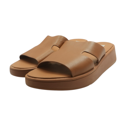 Brown Wedged Sandals