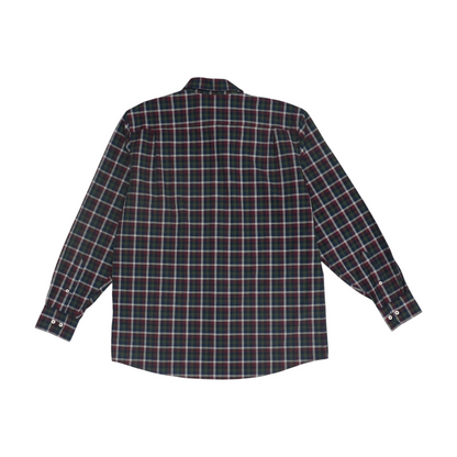 Multi Plaid Long Sleeve Button Down