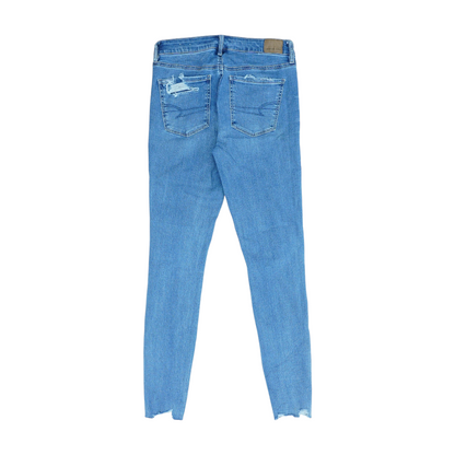 Blue Long Skinny Jeans
