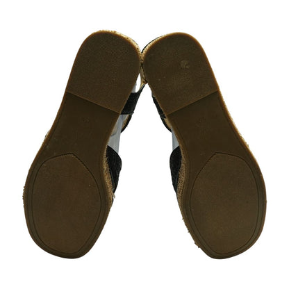 Black Wedged Sandals