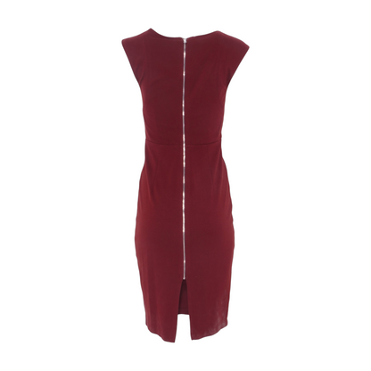 Maroon Midi Dress