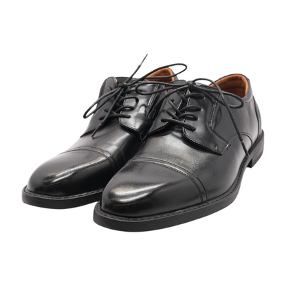 Black Lace-Up Dress Shoes