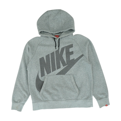 Gray Solid Hoodie Pullover