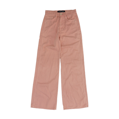 Pink Wide Leg Jeans