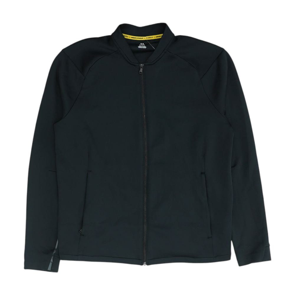 Black Solid Active Jacket