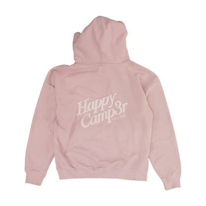 Pink Solid Hoodie Pullover