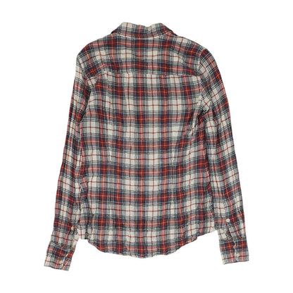 Beige Plaid Button Down