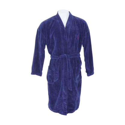 Navy Solid Robe