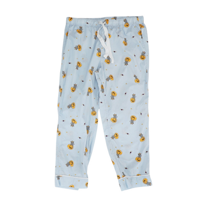 Blue Graphic Pajama Bottom