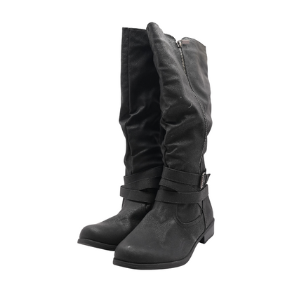 Black Knee-High Boots