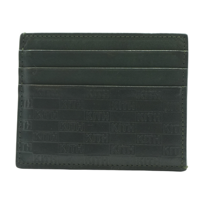 Black Equestrian Kith Monogram Card Holder