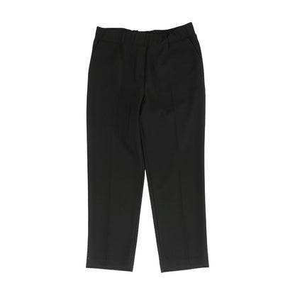 Black Solid Pants