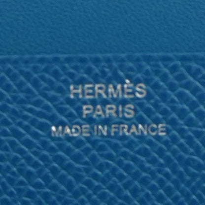 Blue Epsom Calfskin MC² Magellan Passport Holder
