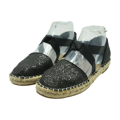 Black Espadrille Flats