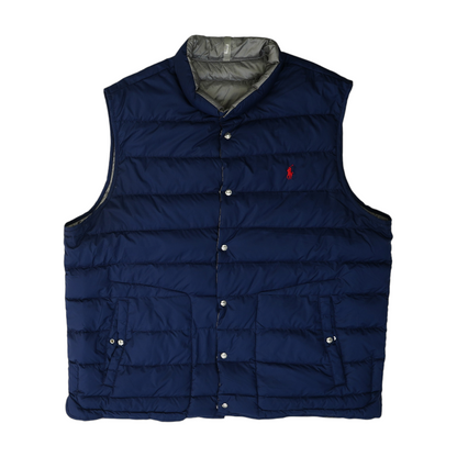 Navy Tall Solid Vest