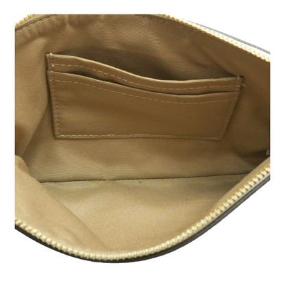 Beige Wristlet Wallet