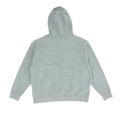 Gray Solid Hoodie Pullover
