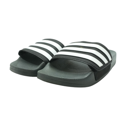 Black Athletic Slides Shoes