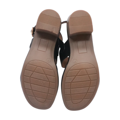 Black Heeled Sandals