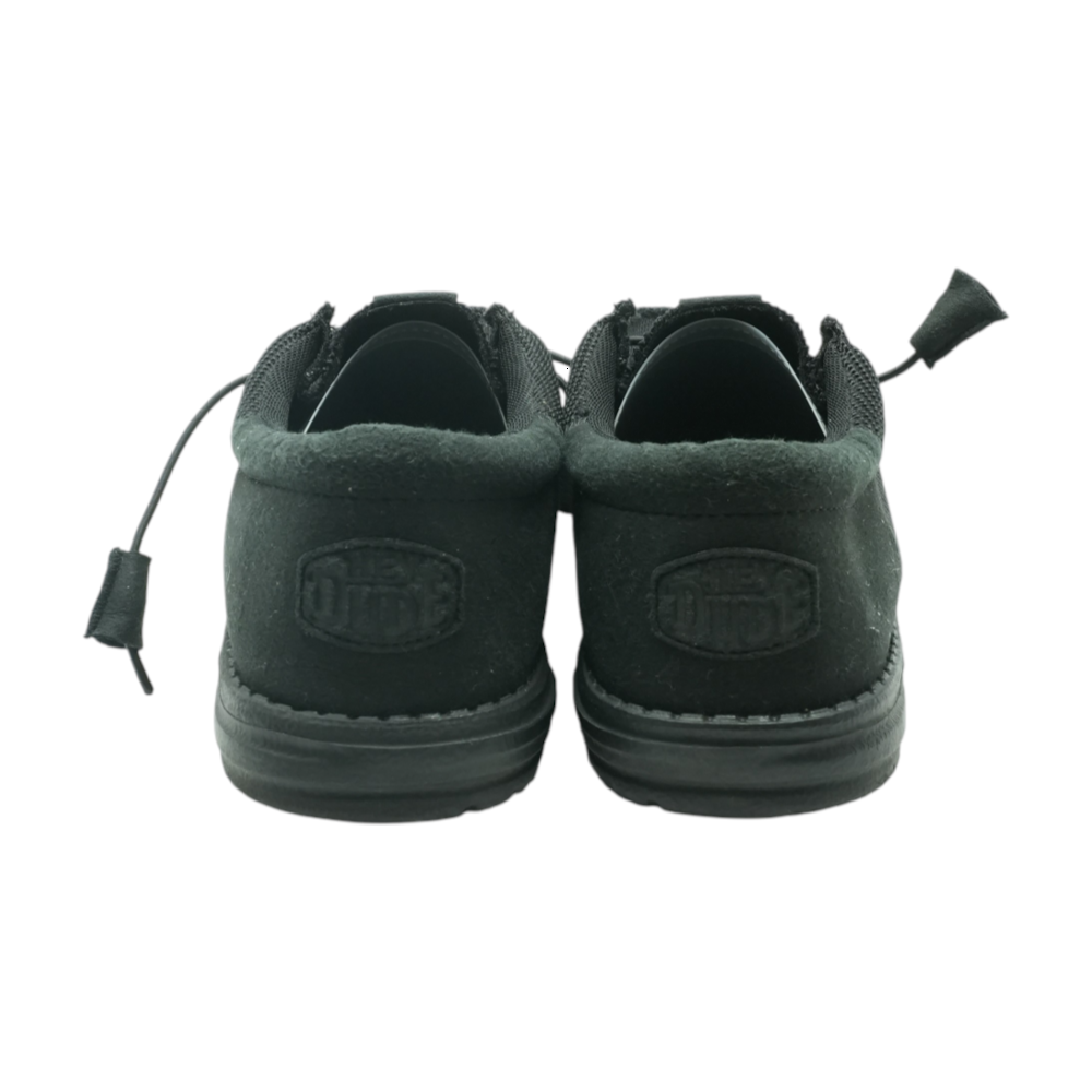 Black Slip-On Casual Shoes