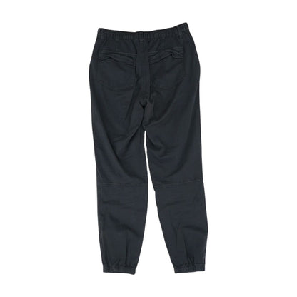 Black Solid Khaki Pants