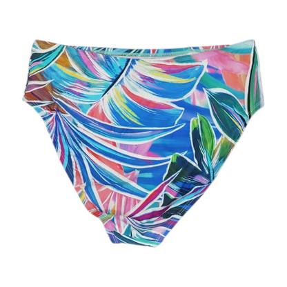 Blue Abstract Swim Bottom