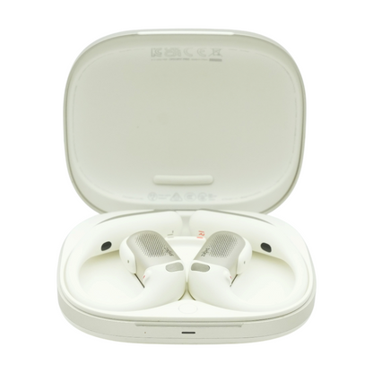 White OpenFit Pro Wireless Earbuds