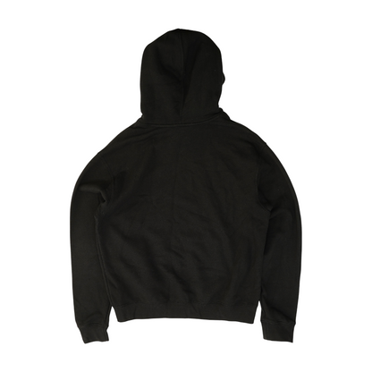 Black Solid Hoodie Pullover