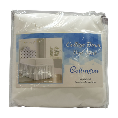 College Dorm Bed Skirt, Twin XL
