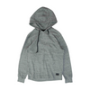 Gray Solid Hoodie Pullover
