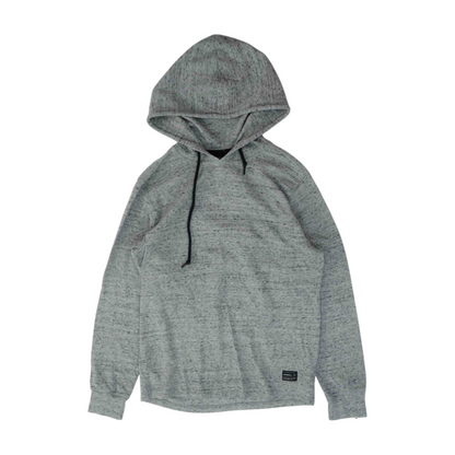 Gray Solid Hoodie Pullover
