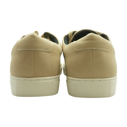 Beige Lace Up Casual Shoes
