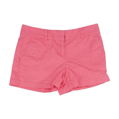 Pink Solid Chino Shorts