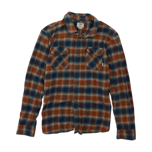 Multi Plaid Flannel Button Down