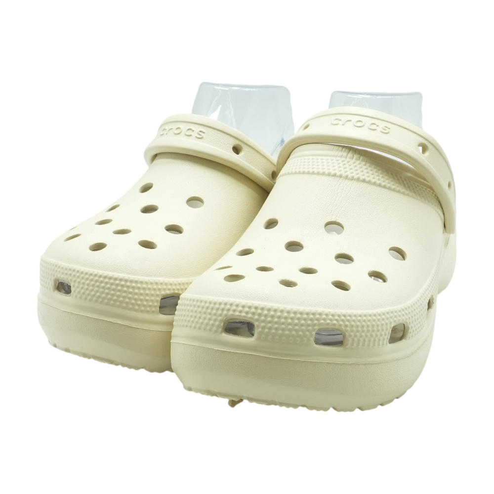 Crocs Cream Slip-On Flats – Image 2