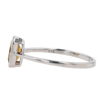 Sterling Silver Citrine Fashion Ring
