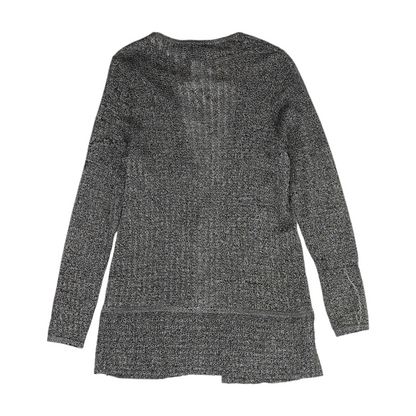 Black Abstract Cardigan Sweater
