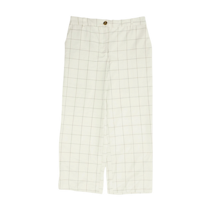 White Check Pants