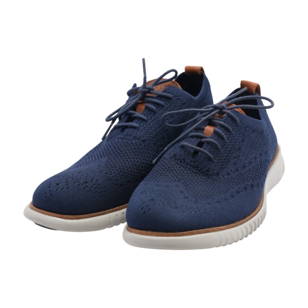 Cole Haan Navy Lace-Up Dress Shoes – Image 2