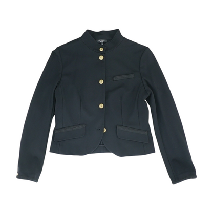 Black Solid Blazer