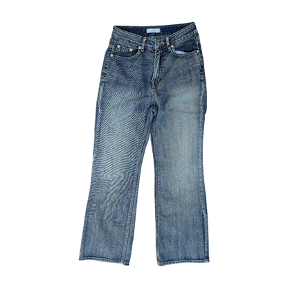 Blue Bootcut Jeans