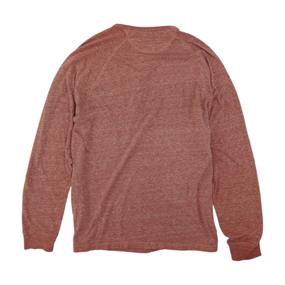 Red Solid Henley T-Shirt