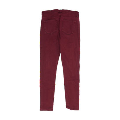Maroon Slim Pants