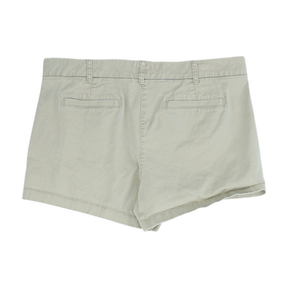 Khaki Solid Chino Shorts