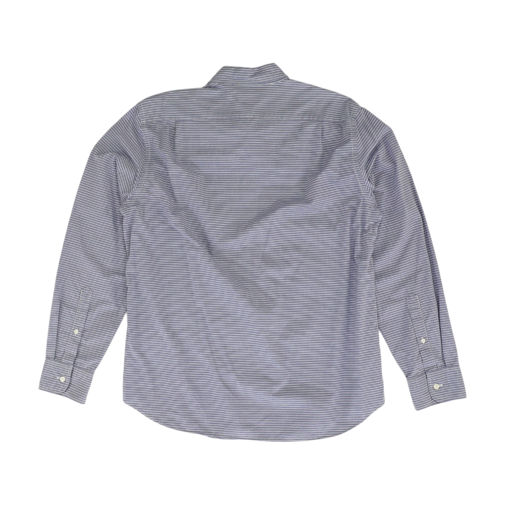Blue Striped Long Sleeve Button Down
