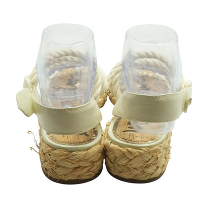 Ivory Flat Sandals