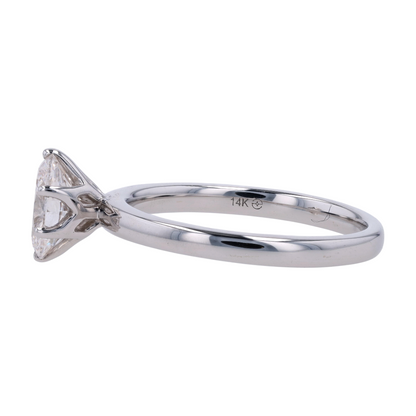 1 ctw 14K White Gold Lab Grown Diamond Engagement Ring