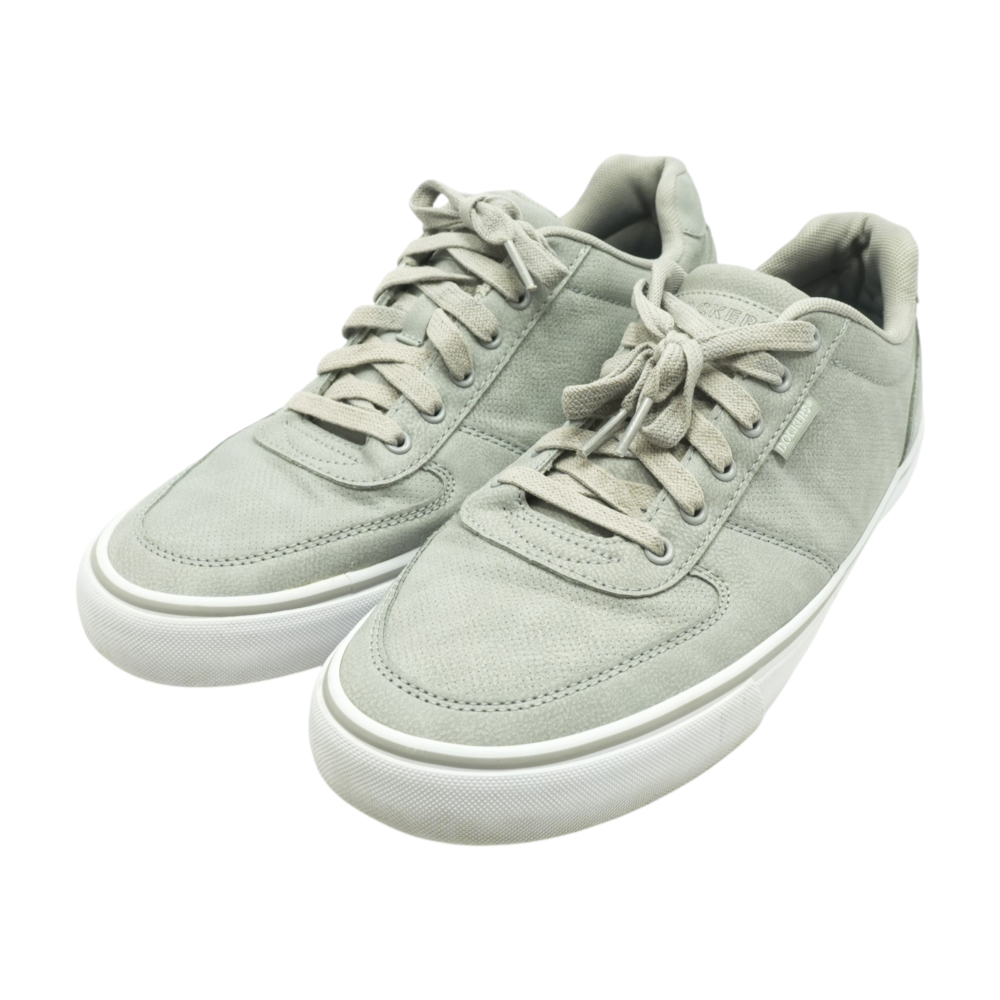 Gray Lace-Up Casual Shoes